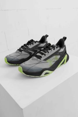 Under Armour Charged Commit TR 5 Sneakers Heren Grijs/Lichtgroen - Maat 44 - Kleur: LichtgroenGrijs | Soccerfanshop