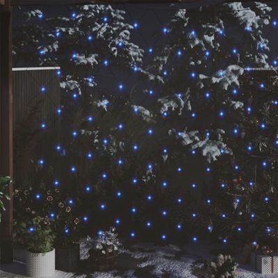 VidaXL Kerstnetverlichting 544 led&apos;s binnen en buiten 4x4 m blauw