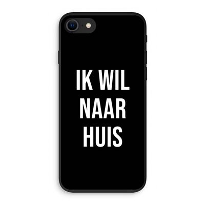 Ik wil naar huis - Zwart: iPhone 8 Biologisch afbreekbaar hoesje