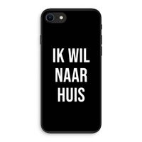 Ik wil naar huis - Zwart: iPhone 8 Biologisch afbreekbaar hoesje