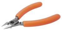 Bahco Precisiezijsnijtang | compact | spitse en aflopende bek | oranje PVC-handgrepen | 130 mm - industrieverpakking - C3340R IP
