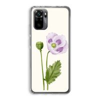 Purple poppy: Xiaomi Redmi Note 10 Pro Transparant Hoesje