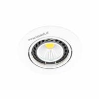 LED spot WIT kantelbaar MR16 COB 5Watt rond dimbaar (12Volt)