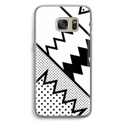 Pop Art #5: Samsung Galaxy S7 Transparant Hoesje
