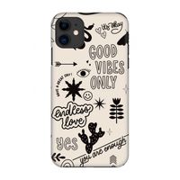 Good vibes: Volledig geprint iPhone 11 Hoesje