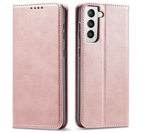 Casecentive Leren Wallet case Luxe Samsung Galaxy S21 Plus Róse Gold - 8720153793087