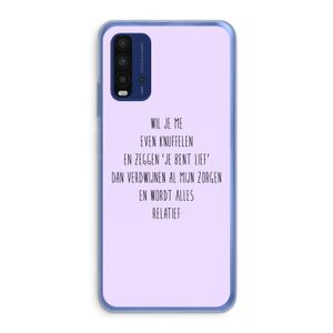Relatief: Xiaomi Redmi 9T Transparant Hoesje