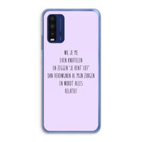 Relatief: Xiaomi Redmi 9T Transparant Hoesje