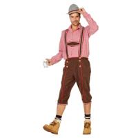 Lederhosen - bruin - heren - Tirolerbroek - Oktoberfest broek - bierfeest - apres ski