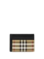 Burberry porte-cartes à motif Vintage Check - Noir