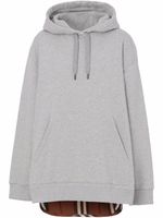 Burberry hoodie à carreaux - Gris