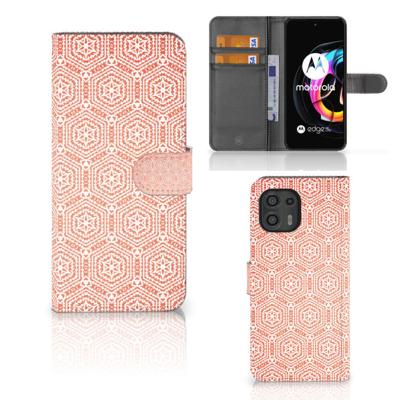 Motorola Edge 20 Lite | Telefoon Hoesje | Pattern Orange