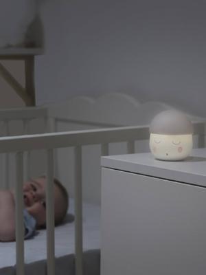 Nomadisch nachtlampje BABYMOOV Squeezy wit / grijs