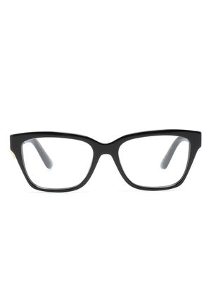 Dolce & Gabbana Eyewear lunettes de soleil à monture en D - Noir
