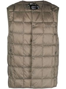 Gramicci gilet matelassé à logo brodé - Gris