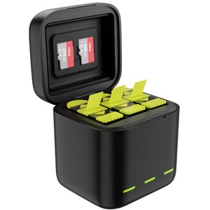 Telesin Triple Battery Charger Box + 2x accu - GoPro 9/10/11/12