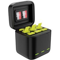 Telesin Triple Battery Charger Box + 2x accu - GoPro 9/10/11/12 OUTLET