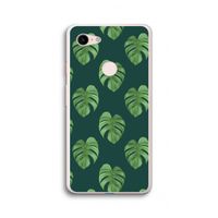 Monstera leaves: Google Pixel 3 XL Transparant Hoesje