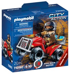 PlaymobilÂ® City Action 71090 brandweer speed quad