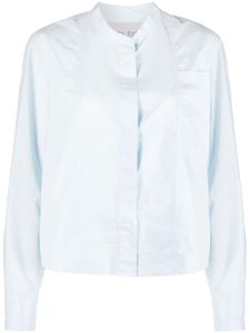 Forte Forte chemise en coton à col officier - Bleu