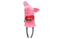 Beeztees Beeztees Liefdesvarken Pluche 45x15x10cm