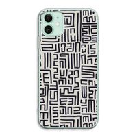 Moroccan Print: iPhone 11 Transparant Hoesje