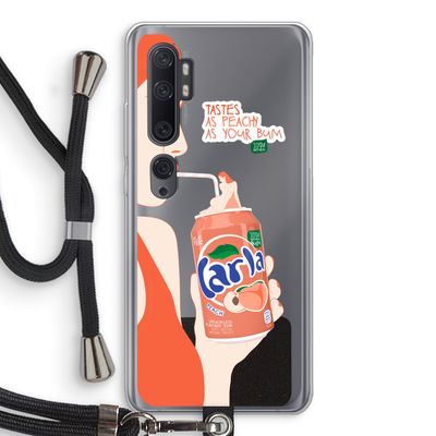 Peach please!: Xiaomi Mi Note 10 Pro Transparant Hoesje met koord