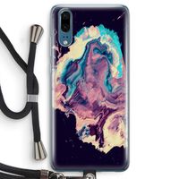 Cosmic Silence: Huawei P20 Transparant Hoesje met koord