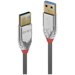 LINDY USB-kabel USB 3.2 Gen1 (USB 3.0 / USB 3.1 Gen1) USB-A stekker, USB-A stekker 0.50 m Grijs 36625