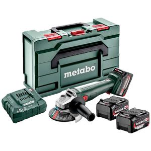 Metabo W 18 L 9-125 602249960 Haakse accuslijper 125 mm 18 V 4.0 Ah