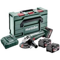 Metabo W 18 L 9-125 602249960 Haakse accuslijper 125 mm 18 V 4.0 Ah