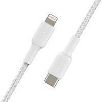Belkin BOOSTCHARGE gevlochten USB-C naar Lightning kabel 2 meter - thumbnail