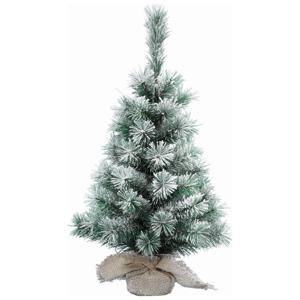 Finley Kunst kerstboom - klein - besneeuwd - 60 cm - kunstboom - D36 cm