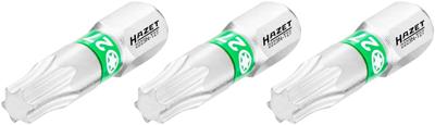 HAZET Bit 2223N-T27/3 · 1/4 inch (6,3 mm) zeskant massief · Binnen-TORX®-profiel · 3-delig · SW T27