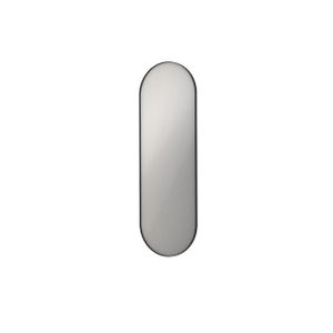 INK SP20 Spiegel - 60x4x180cm - ovaal - in stalen kader - aluminium zwart mat 8408980