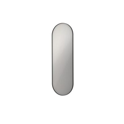 INK SP20 Spiegel - 60x4x180cm - ovaal - in stalen kader - aluminium zwart mat 8408980
