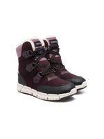 Geox Kids bottines lacées à logo - Violet Geox Kids bottines lacées à logo - Violet