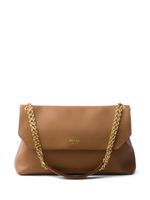 Prada grand sac porté épaule en cuir - Marron