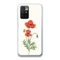 Red poppy: Xiaomi Redmi 10 Transparant Hoesje