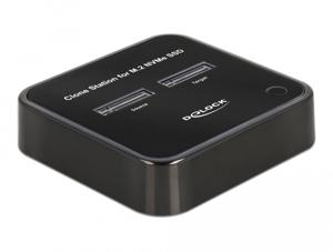 DeLOCK M.2 Docking Station for 2 x M.2 NVMe PCIe SSD with Clone function dockingstation