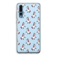 Eenhoorns overal: Huawei P20 Pro Transparant Hoesje Eenhoorns overal: Huawei P20 Pro Transparant Hoesje