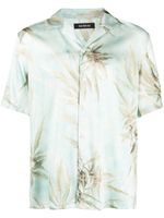 Nahmias chemise à imprimé graphique - Bleu