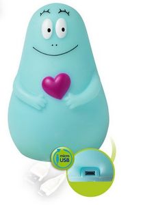 PABOBO Lumilove LED Nachtlampje Kinderen - Draadloos & Oplaadbaar - Met Micro-USB - Blauw