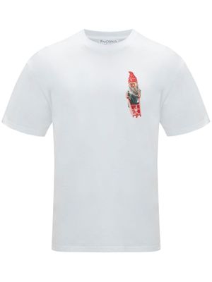 JW Anderson chemise en coton à imprimé - Blanc