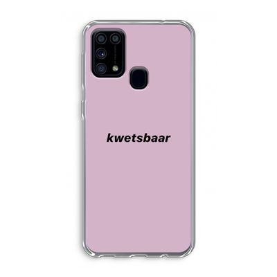 kwetsbaar: Samsung Galaxy M31 Transparant Hoesje