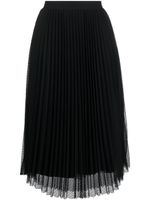 TWINSET voile pleated midi skirt - Noir - thumbnail