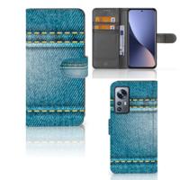 Xiaomi 12 | 12X | Wallet Case | met Pasjes | Jeans