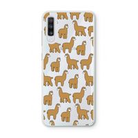 Alpacas: Samsung Galaxy A70 Transparant Hoesje