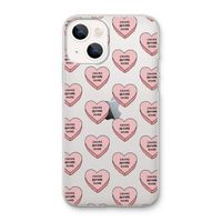 Chicks before dicks: iPhone 13 mini Transparant Hoesje