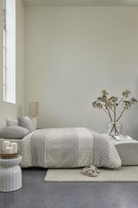 Rivièra Maison Riviera Maison Dekbedovertrek Ropes - Taupe 200x200/220 cm